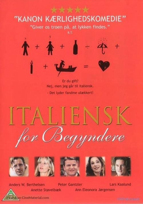 Italiensk for begyndere - Danish DVD movie cover