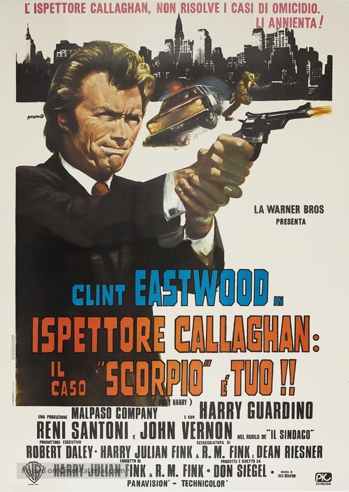 Dirty Harry - Italian Movie Poster