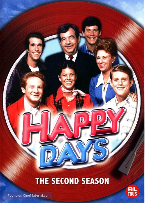 &quot;Happy Days&quot; - Dutch DVD movie cover