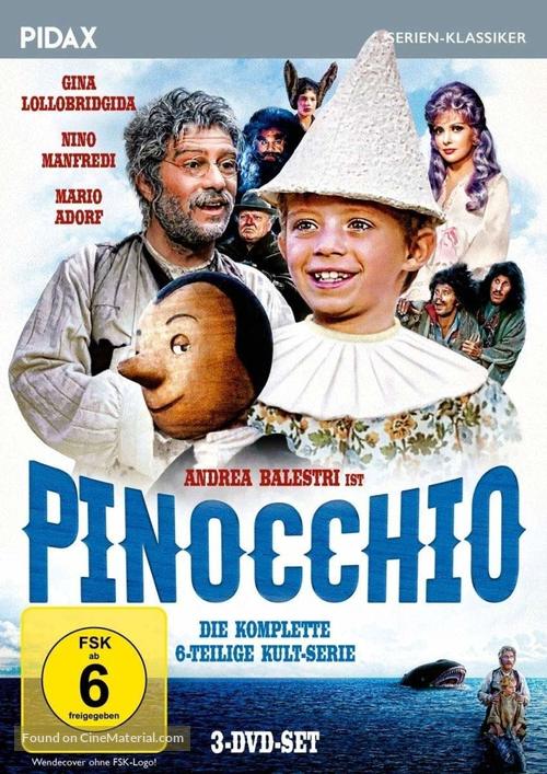 &quot;Le avventure di Pinocchio&quot; - German DVD movie cover