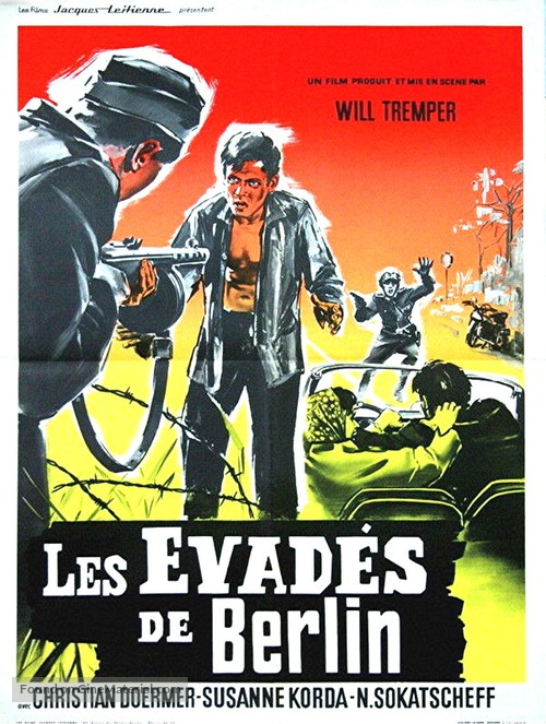 Flucht nach Berlin - French Movie Poster