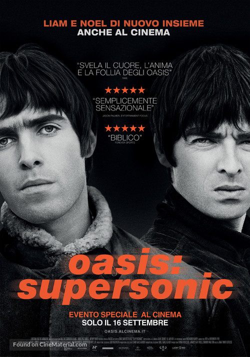 Supersonic - Italian Movie Poster