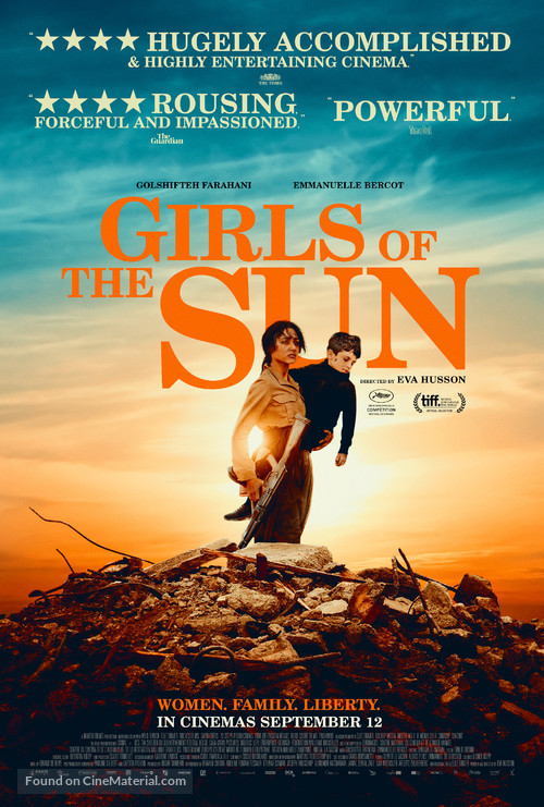 Les filles du soleil - British Movie Poster