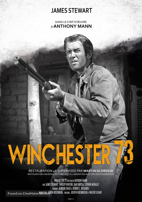 Winchester &#039;73 - French Re-release movie poster