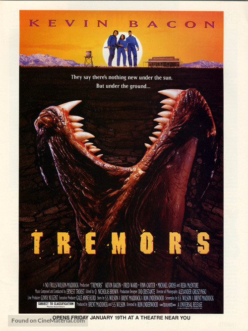 Tremors - Canadian Movie Poster
