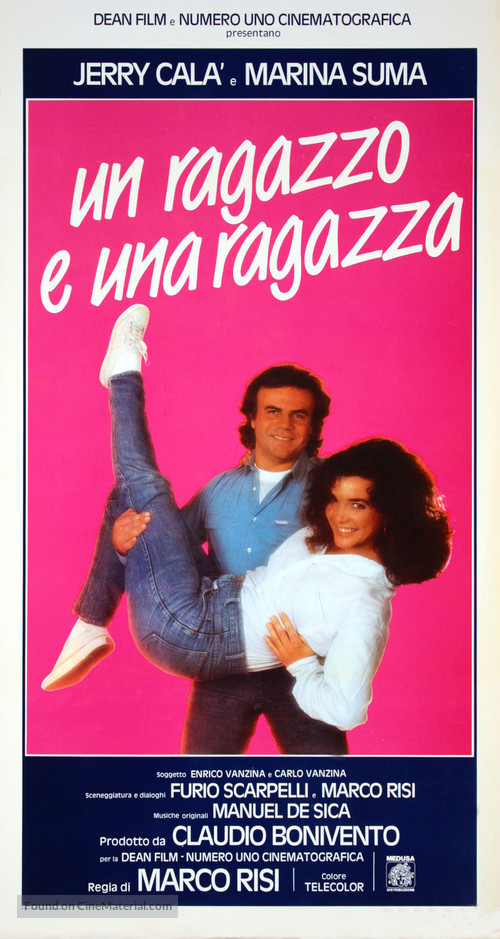 Un ragazzo e una ragazza - Italian Movie Poster