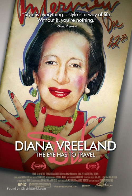 Diana Vreeland: The Eye Has to Travel - Movie Poster