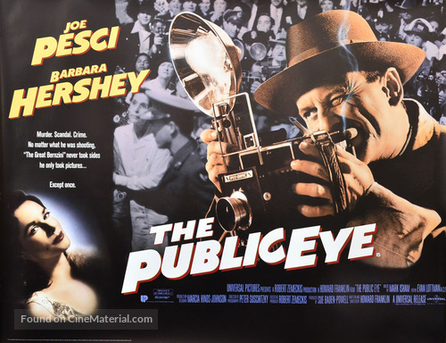 The Public Eye - British Movie Poster