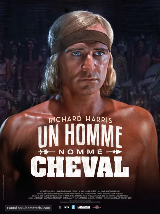 A Man Called Horse 1970 French Re Release Movie Poster A Man Called Horse 1970 French Re Release Movie Poster