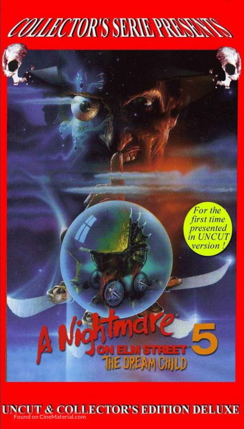 A Nightmare on Elm Street: The Dream Child - British Movie Cover