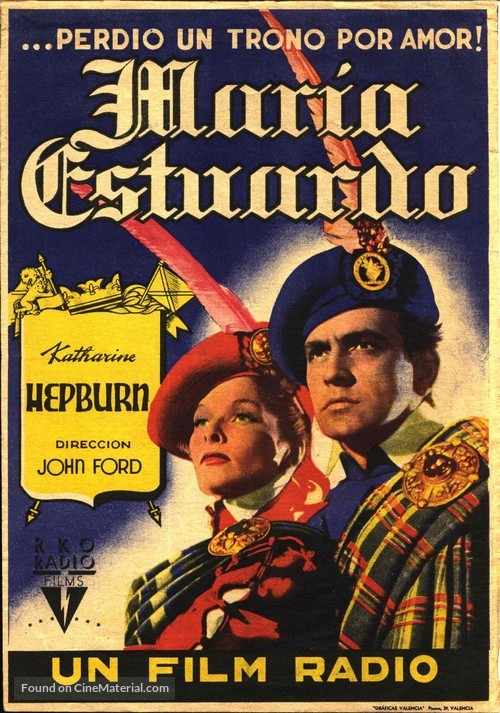 Mary of Scotland - Spanish Movie Poster