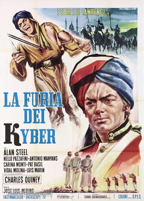 La furia dei Khyber - Italian Movie Poster