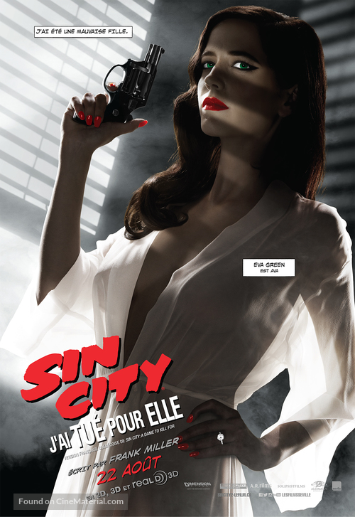 Sin City: A Dame to Kill For - Canadian Movie Poster