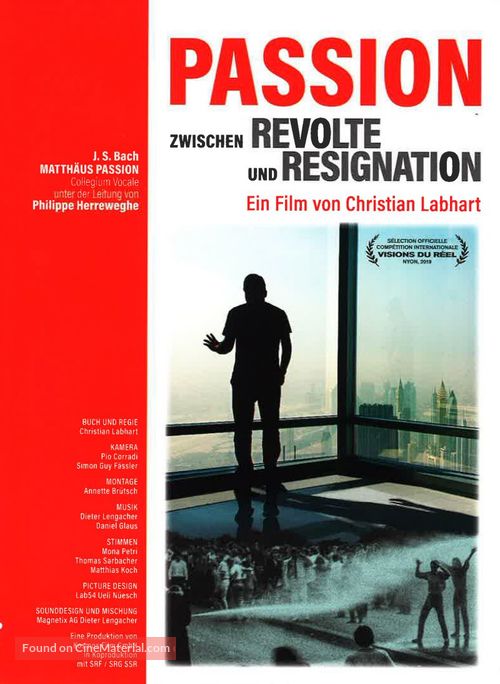 Passion - Between Revolt and Resignation - Swiss Movie Poster