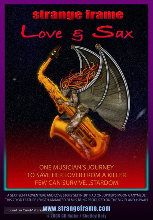 Strange Frame: Love &amp; Sax - Movie Poster