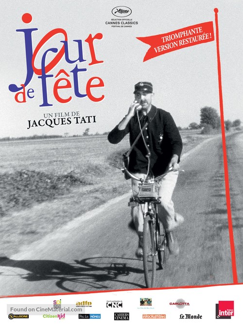 Jour de f&ecirc;te - French Re-release movie poster