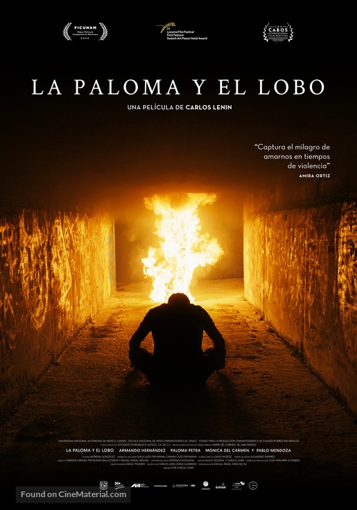 La paloma y el lobo - Mexican Movie Poster