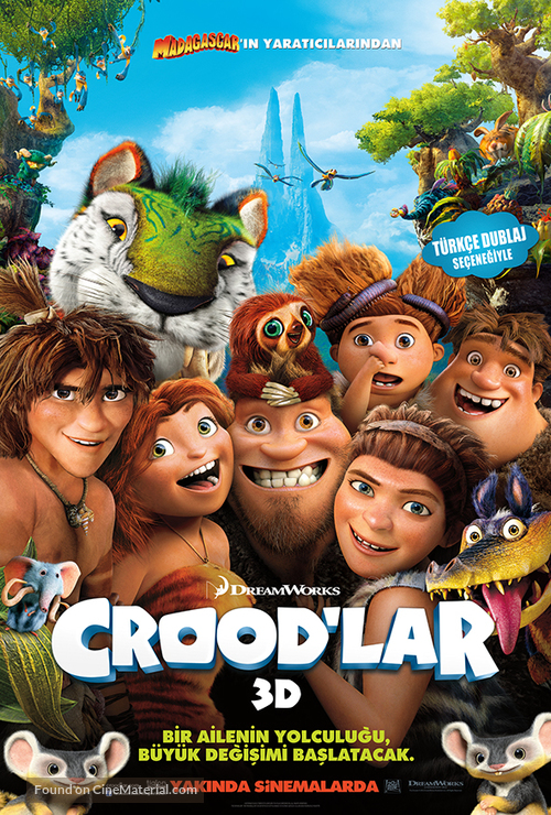 The Croods - Turkish Movie Poster