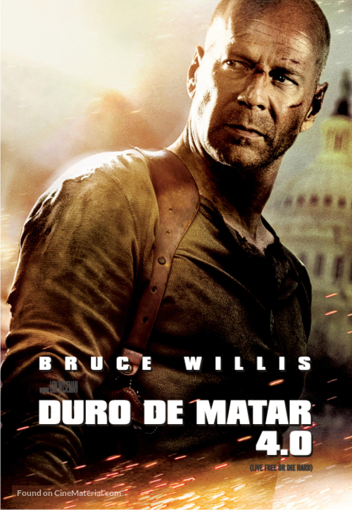 Live Free or Die Hard - Argentinian DVD movie cover