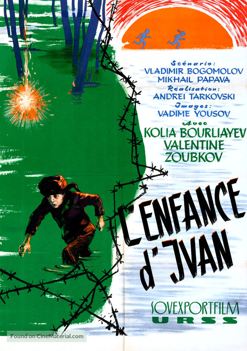 Ivanovo detstvo - French Movie Poster