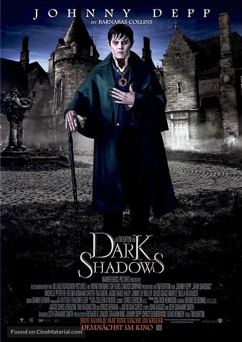 Dark Shadows - German Movie Poster