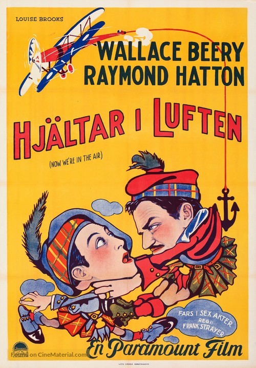 Now We&#039;re in the Air - Swedish Movie Poster