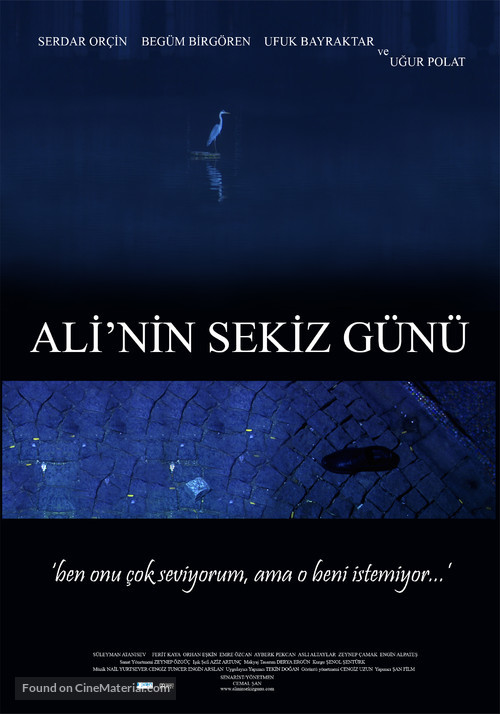 Ali&#039;nin sekiz g&uuml;n&uuml; - Turkish Movie Poster