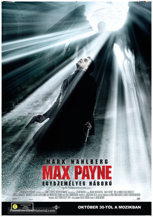 Max Payne - Hungarian Movie Poster