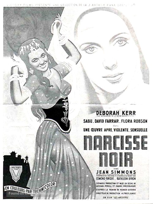 Black Narcissus - French Movie Poster