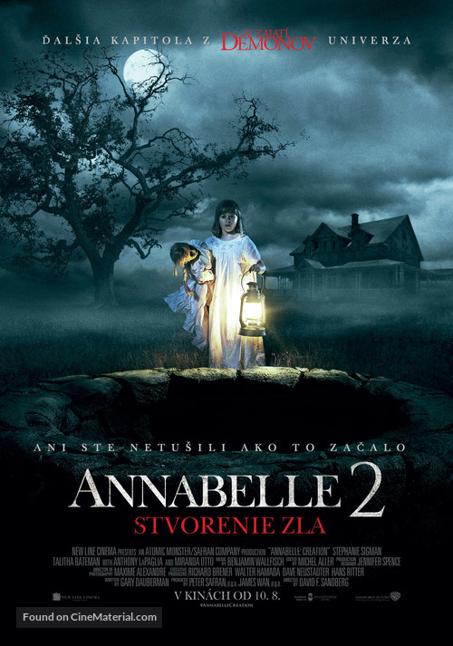 Annabelle: Creation - Slovak Movie Poster