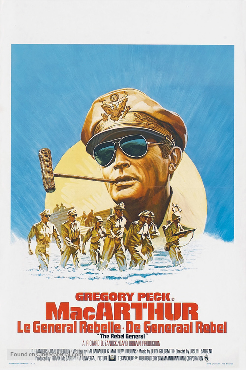 MacArthur - Belgian Movie Poster