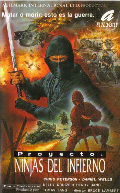 Ninja the Protector - Spanish Movie Cover