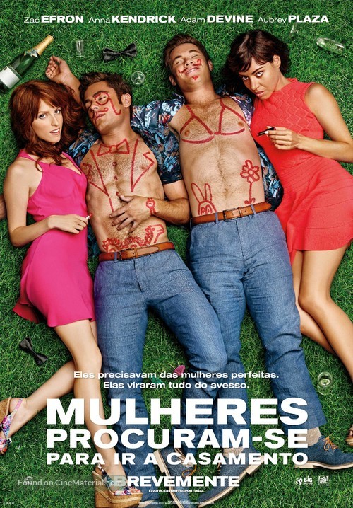 Mike and Dave Need Wedding Dates - Portuguese Movie Poster