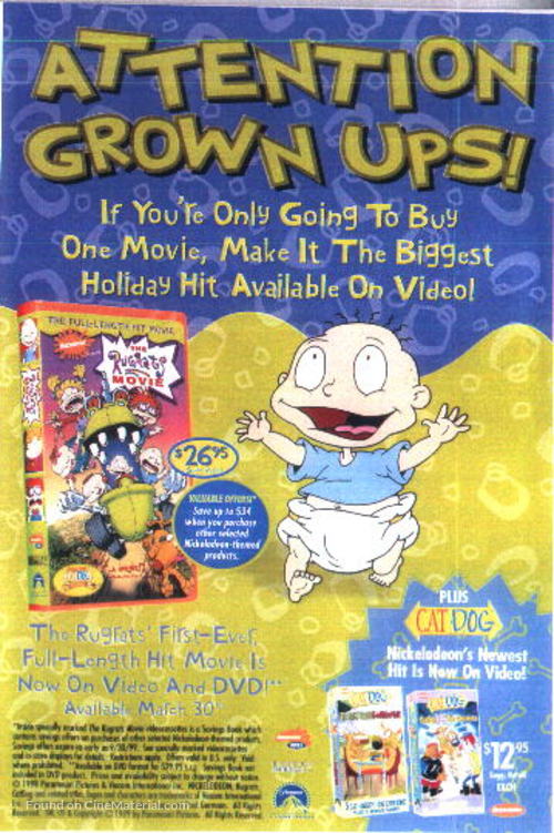 The Rugrats Movie - Video release movie poster