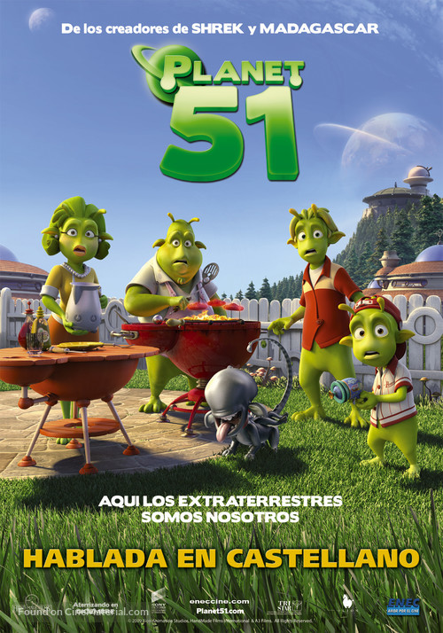 Planet 51 - Uruguayan Movie Poster