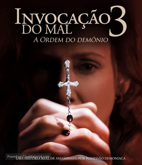The Conjuring: The Devil Made Me Do It - Brazilian Blu-Ray movie cover
