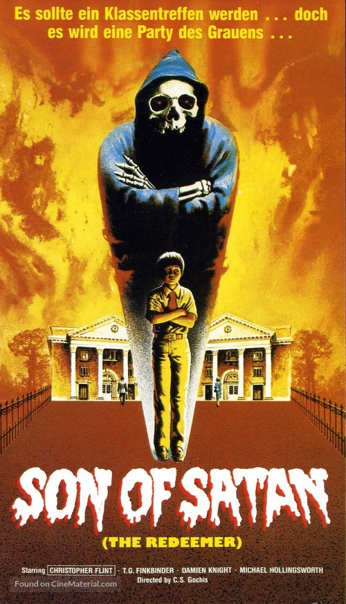 The Redeemer: Son of Satan! - German VHS movie cover