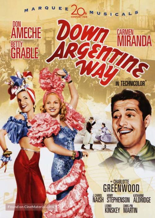 Down Argentine Way - DVD movie cover