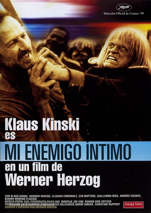 Mein liebster Feind - Klaus Kinski - Spanish Movie Cover