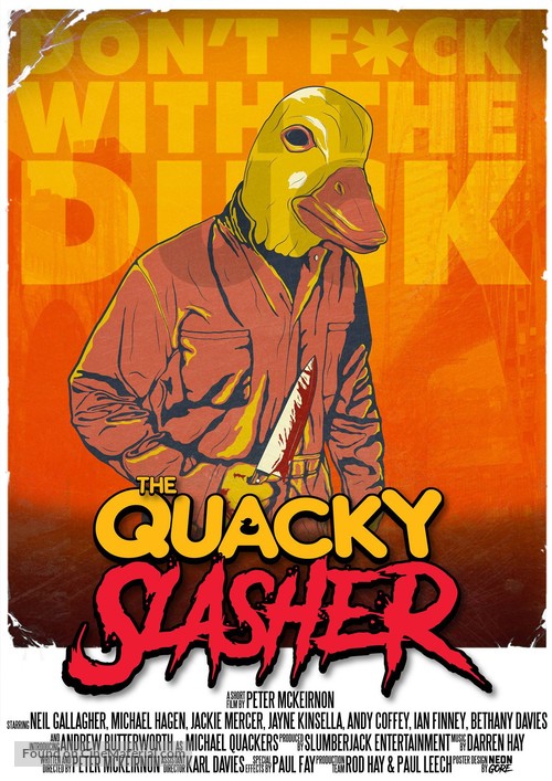 The Quacky Slasher - British Movie Poster
