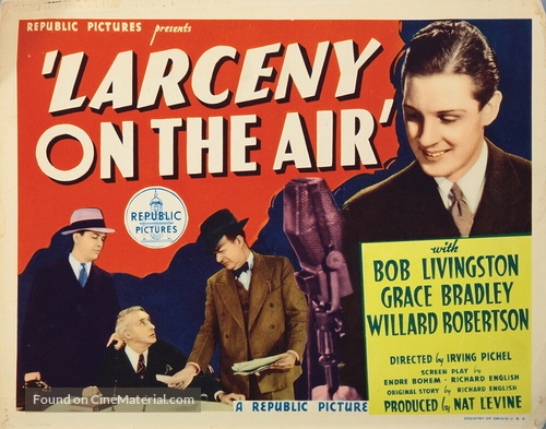 Larceny on the Air - Movie Poster