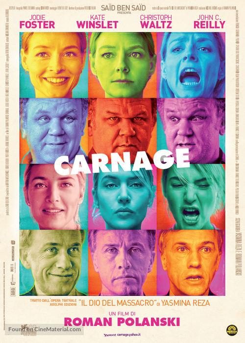 Carnage - Italian Movie Poster