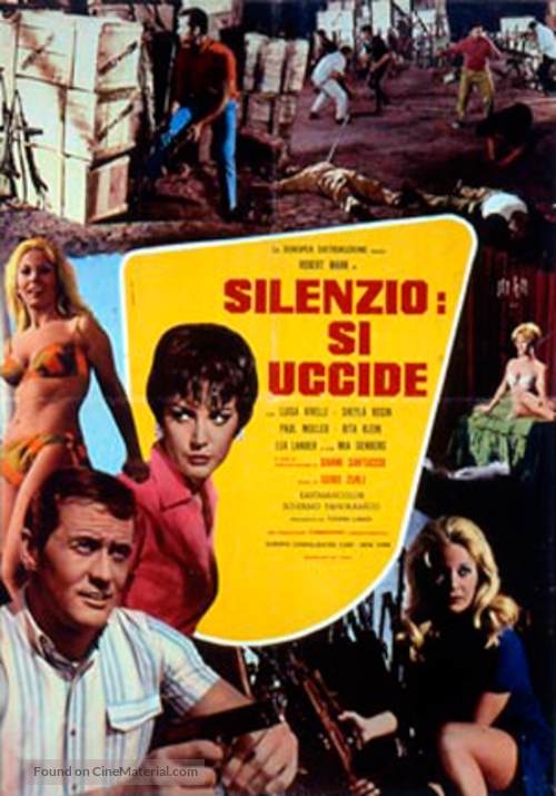 Silenzio: Si uccide - Italian Movie Poster