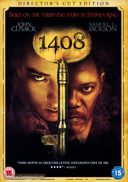 1408 - British DVD movie cover