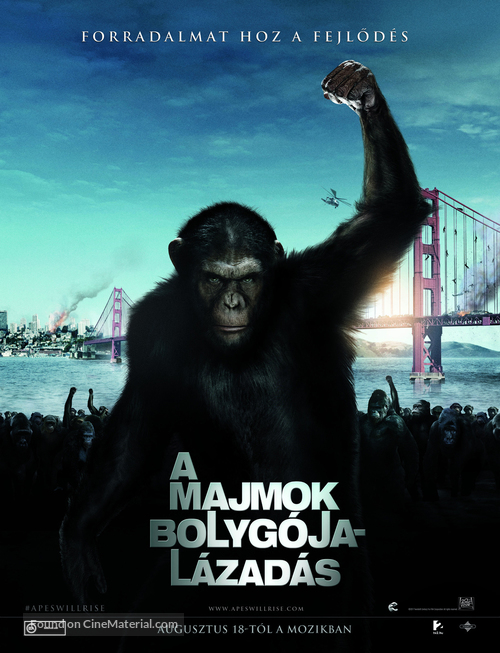 Rise of the Planet of the Apes - Hungarian Movie Poster