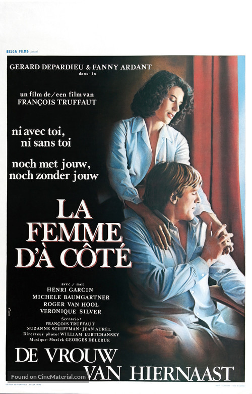 La femme d&#039;&agrave; c&ocirc;t&eacute; - Belgian Movie Poster