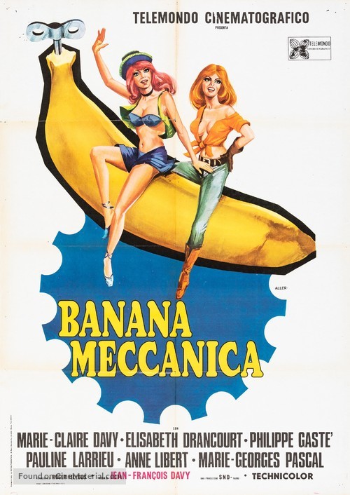 Bananes m&eacute;caniques - Italian Movie Poster