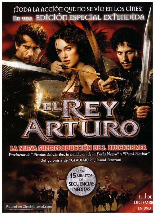 King Arthur - Spanish Video release movie poster
