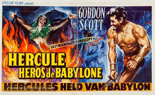 Eroe di Babilonia, L&#039; - Belgian Movie Poster