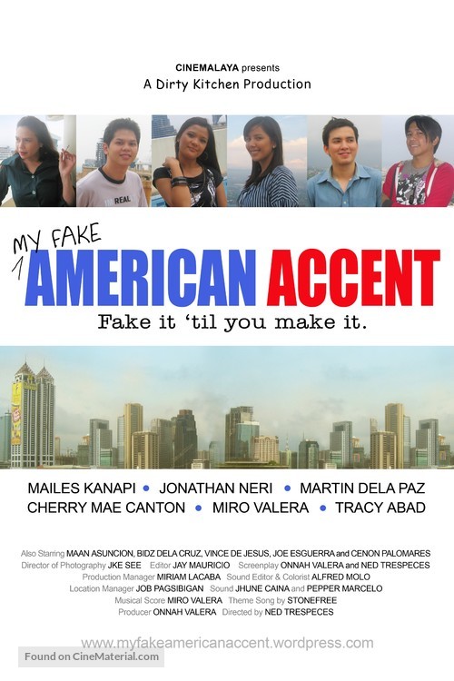 My Fake American Accent - Philippine Movie Poster